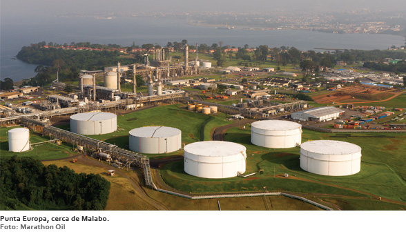 Punta Europa, cerca de Malabo (Foto: Marathon Oil)